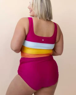 Nani Swimwear Swim Bottoms|Ruched High Rise Bottom