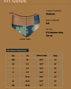 Nani Swimwear Swim Bottoms|Patch Bottom