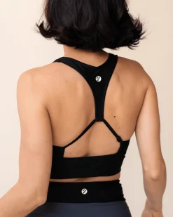 Nani Swimwear Swim Tops|Black Point Break Crop