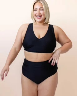 Nani Swimwear Swim Bottoms|Ruched High Rise Bottom