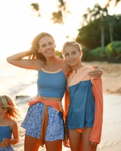 Nani Swimwear Mommy & Me|Family Matching|Scoop Neck Crop