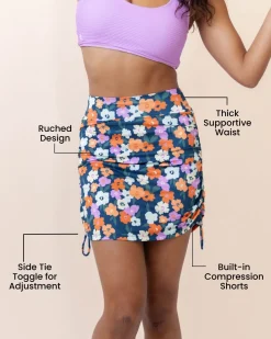 Nani Swimwear Swim Bottoms|Ruched Swim Skirt