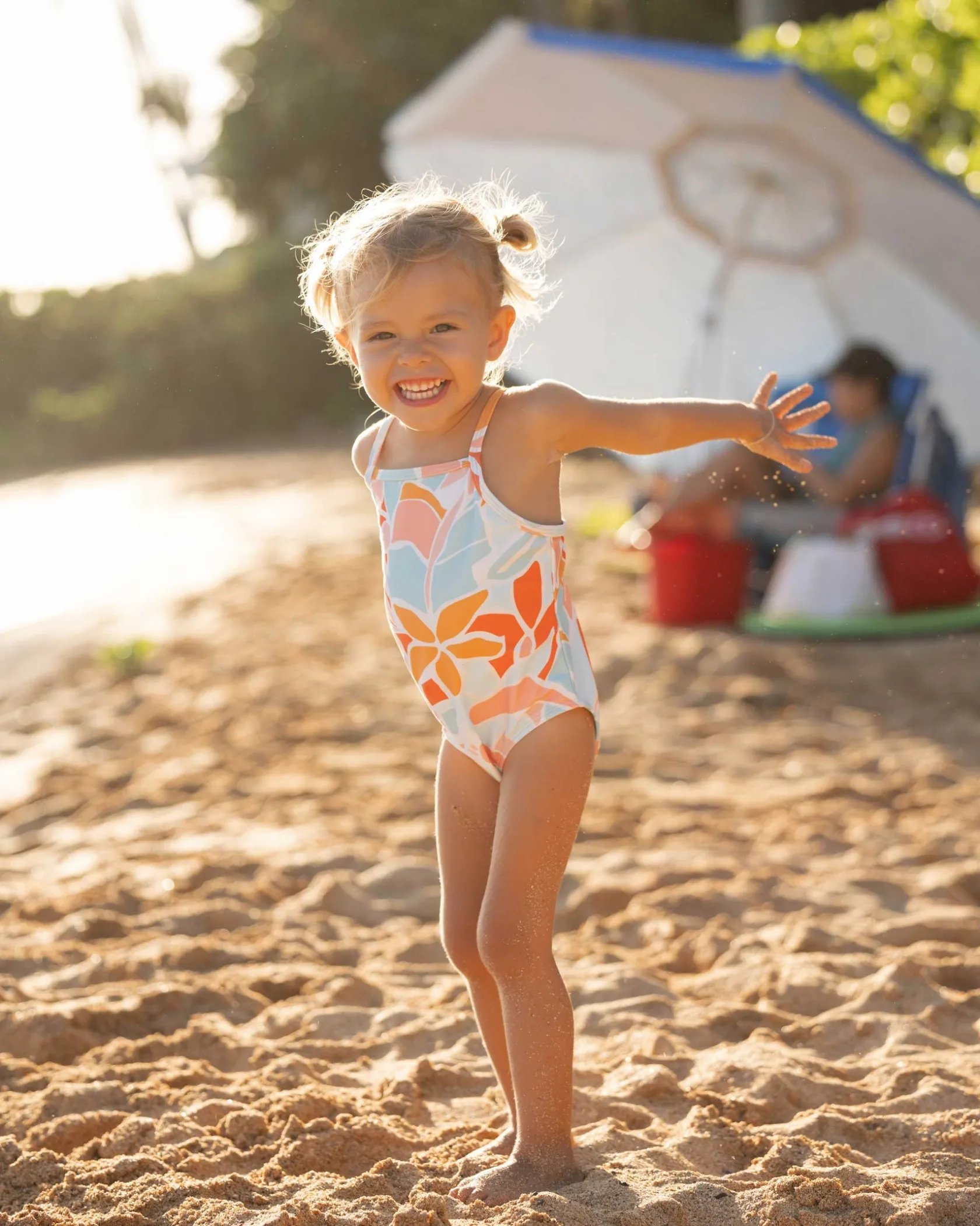 Nani Swimwear Mommy & Me|One Pieces|Girls Skinny Strap One Piece