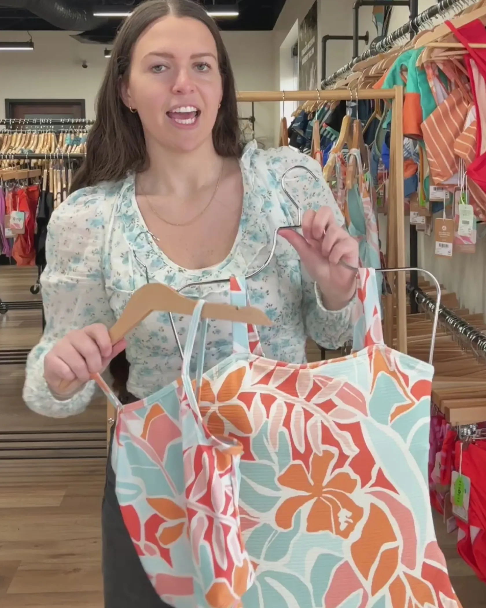 Nani Swimwear Mommy & Me|One Pieces|Girls Skinny Strap One Piece