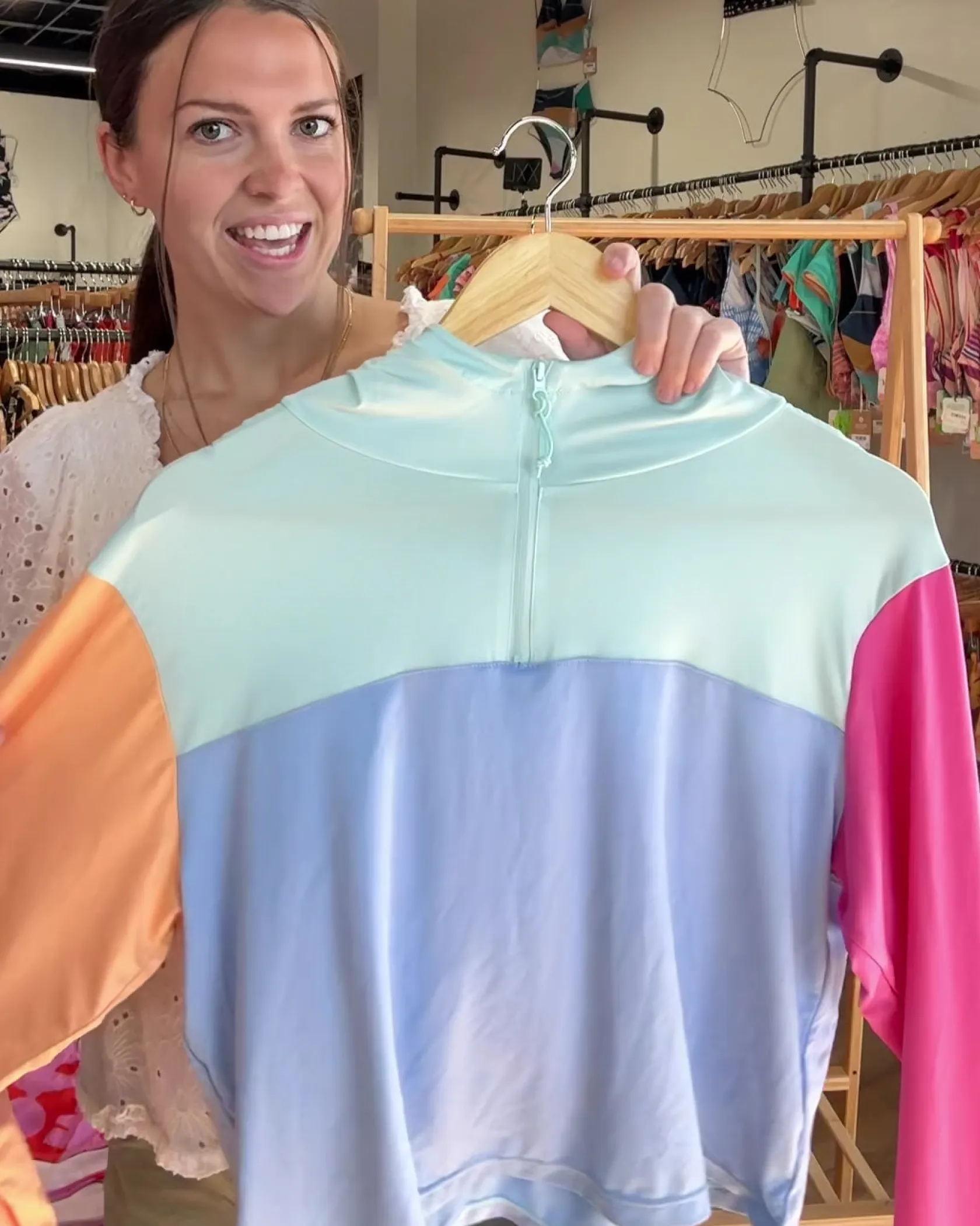 Nani Swimwear Sun Protection|Quarter Zip Sunshade