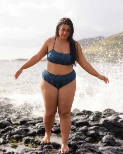Nani Swimwear Swim Bottoms|Coastal Squared Mid Rise Bottom