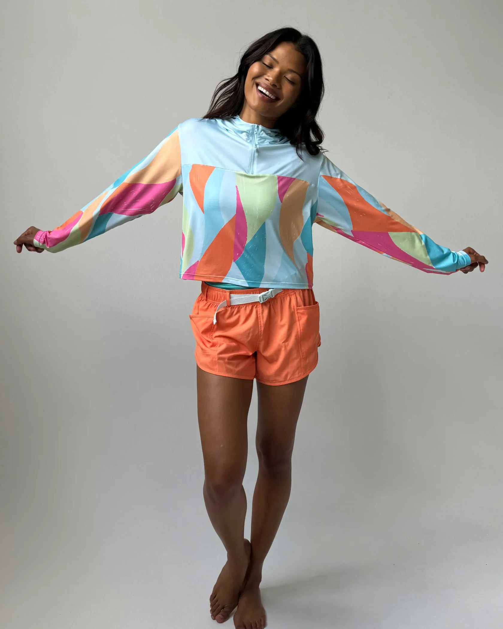 Nani Swimwear Sun Protection|Quarter Zip Sunshade