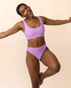 Nani Swimwear Swim Bottoms|Flat Rib Reversible High Leg Bottom