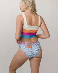 Nani Swimwear Swim Bottoms|Floral Waves Bikini Bottom