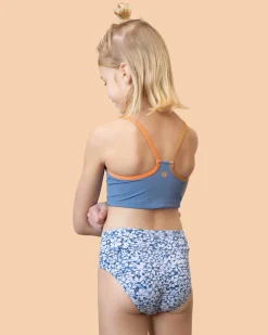 Nani Swimwear Family Matching|Mommy & Me|Girls Scoop Neck Crop Set