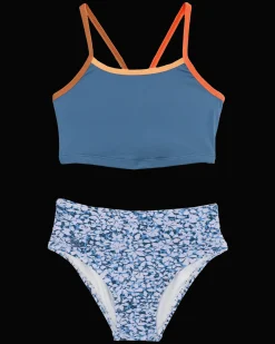 Nani Swimwear Family Matching|Mommy & Me|Girls Scoop Neck Crop Set