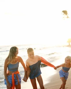 Nani Swimwear Family Matching|Mommy & Me|Girls Quarter Zip Sun Hoodie