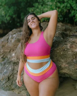 Nani Swimwear Mommy & Me|Swim Tops|Cut Back Crop