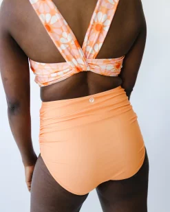 Nani Swimwear Swim Bottoms|Ruched High Rise Bottom