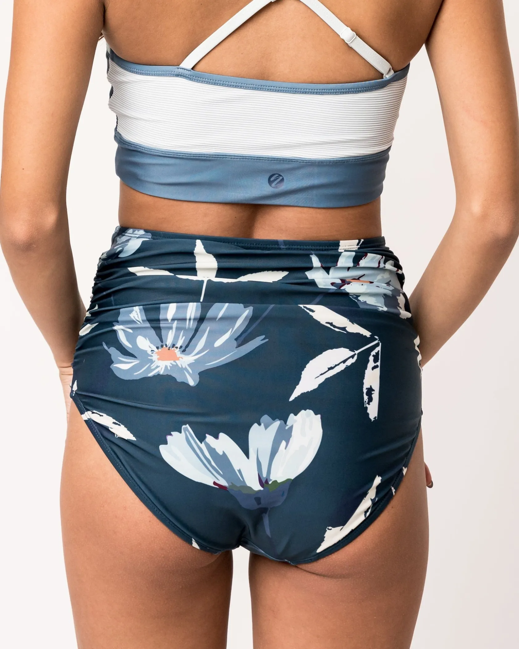Nani Swimwear Swim Bottoms|Ruched High Rise Bottom