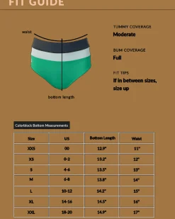 Nani Swimwear Swim Bottoms|Colorblock Bottom