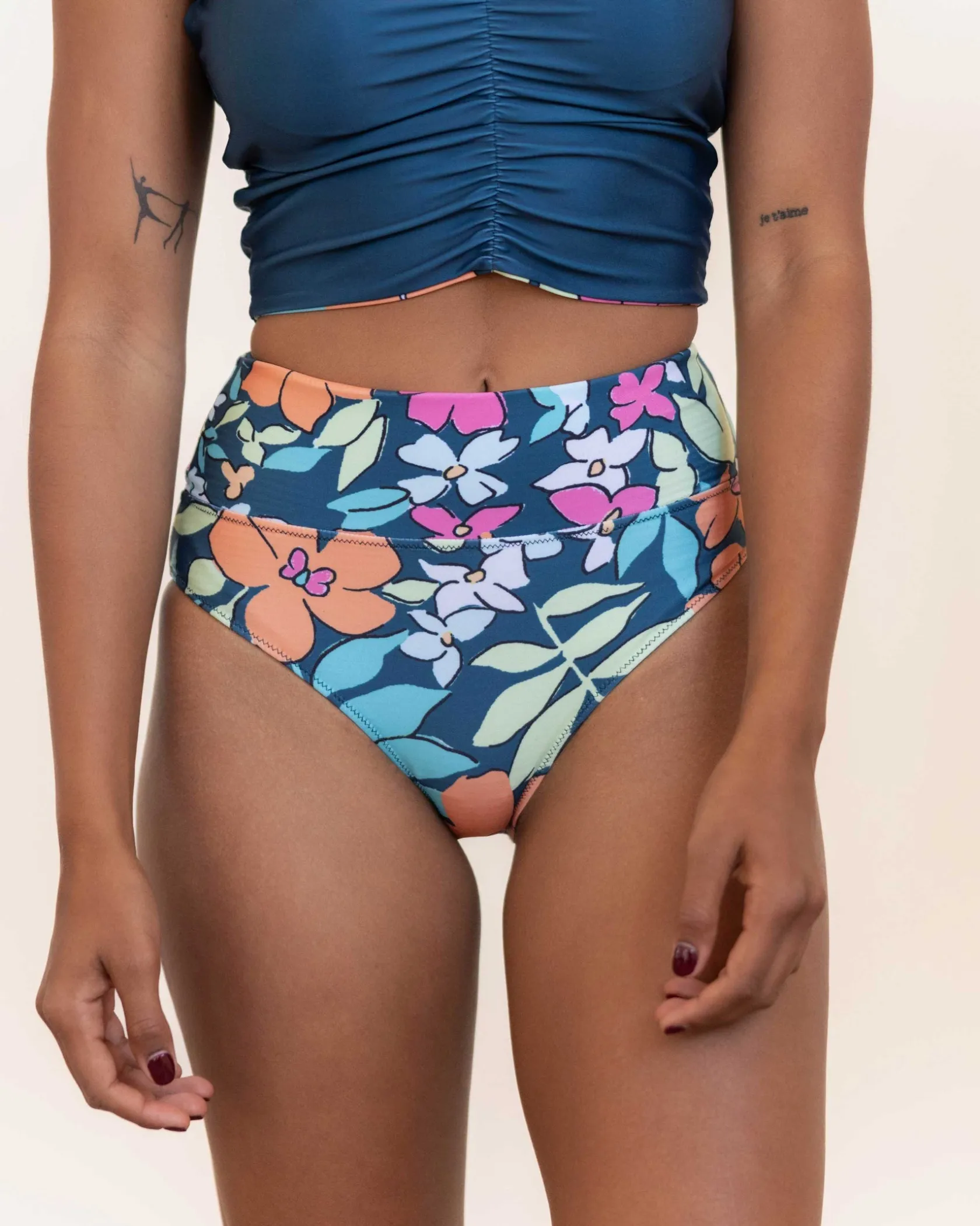 Nani Swimwear Swim Bottoms|Reversible High Rise Bottom