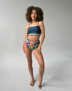 Nani Swimwear Swim Bottoms|Ruched High Rise Bottom
