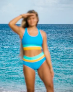 Nani Swimwear Swim Tops|Cut Back Crop