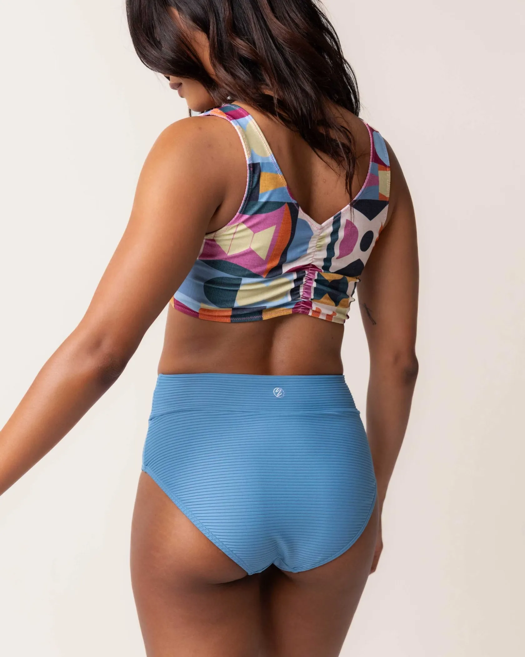 Nani Swimwear Swim Bottoms|Flat Rib Mid Rise Bottom