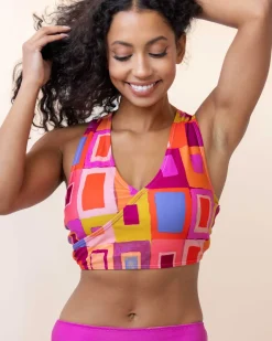 Nani Swimwear Swim Tops|Moroccan Switch V Crop