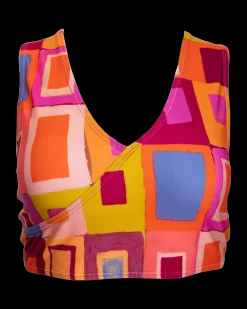 Nani Swimwear Swim Tops|Moroccan Switch V Crop