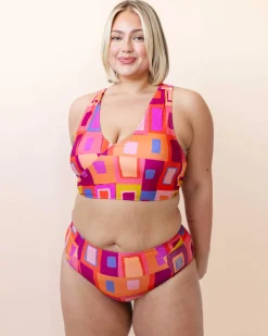 Nani Swimwear Swim Tops|Moroccan Switch V Crop
