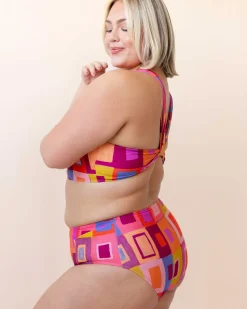 Nani Swimwear Swim Tops|Moroccan Switch V Crop