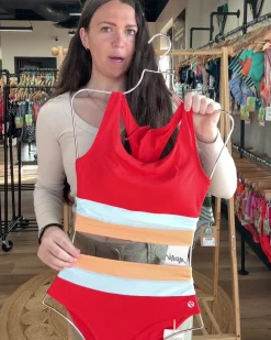 Nani Swimwear Mommy & Me|Swim Tops|Cut Back Crop