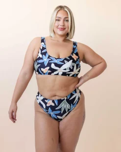 Nani Swimwear Swim Bottoms|Raven Reversible High Leg Bottom