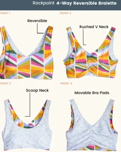 Nani Swimwear Swim Tops|4-Way Reversible Bralette