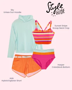 Nani Swimwear Mommy & Me|Swim Tops|Scoop Neck Crop