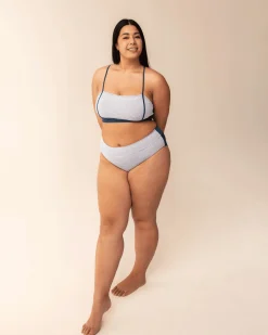 Nani Swimwear Swim Tops|Textured Surf Crop