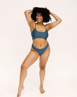 Nani Swimwear Swim Tops|Textured Tone Crop