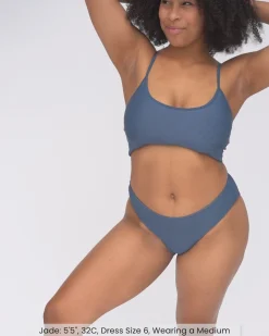 Nani Swimwear Swim Tops|Textured Tone Crop