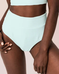 Nani Swimwear Swim Bottoms|Textured Mid Rise Bottom