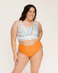 Nani Swimwear Swim Bottoms|Textured Mid Rise Bottom