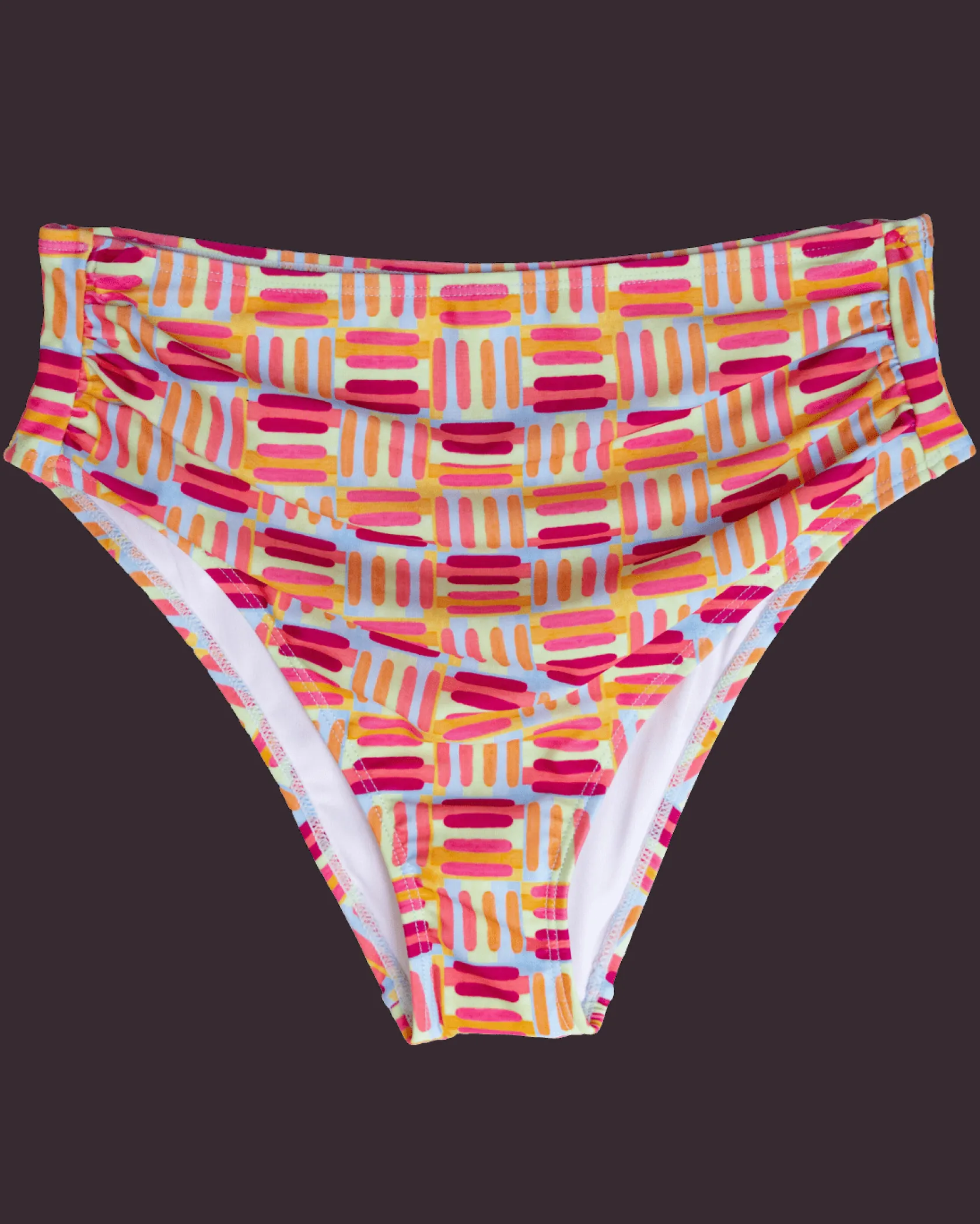 Nani Swimwear Swim Bottoms|High Leg Ruched Bottom