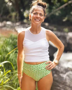 Nani Swimwear Swim Tops|Mesh Racerback Crop