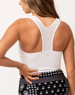 Nani Swimwear Swim Tops|Mesh Racerback Crop