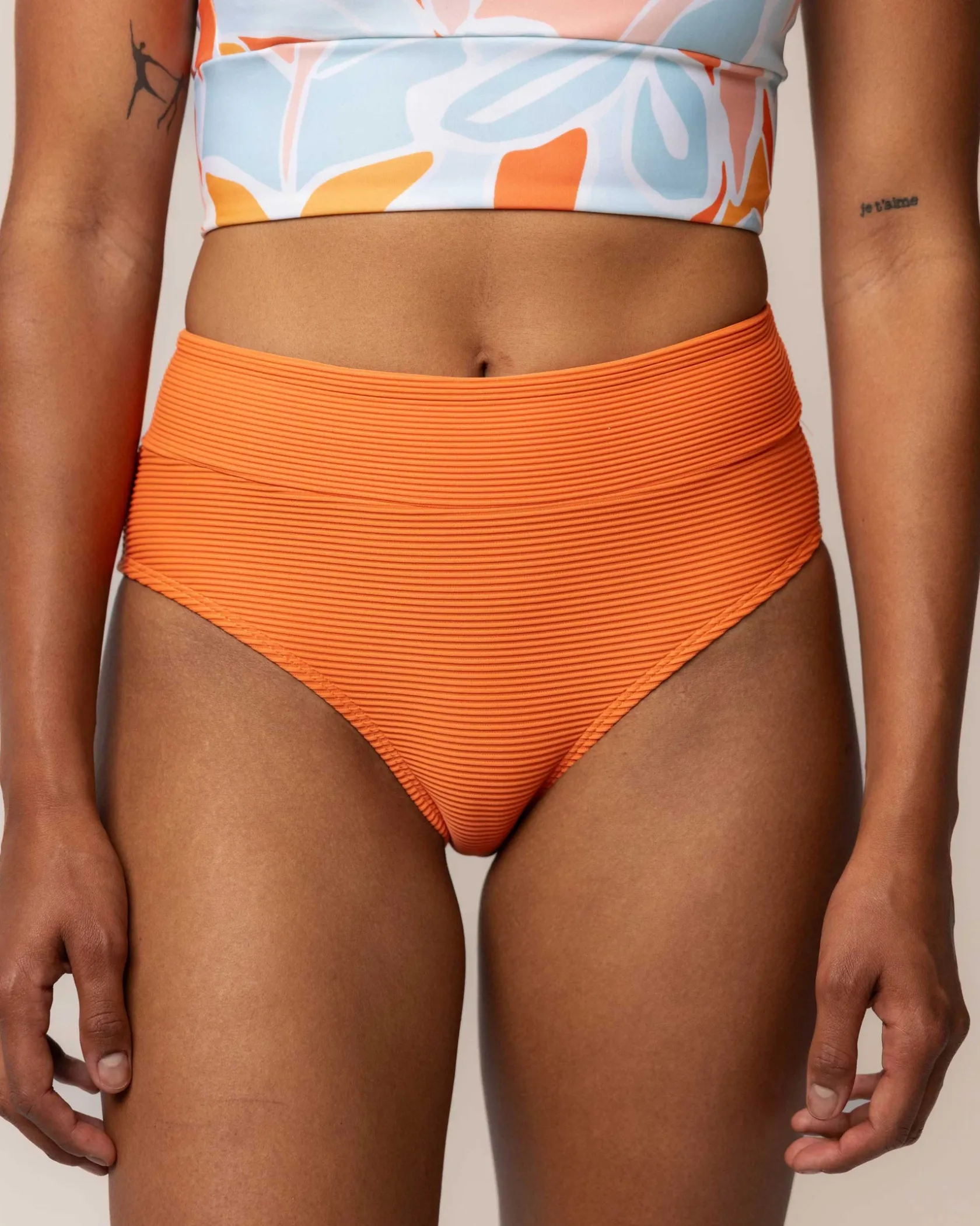 Nani Swimwear Swim Bottoms|Flat Rib Mid Rise Bottom