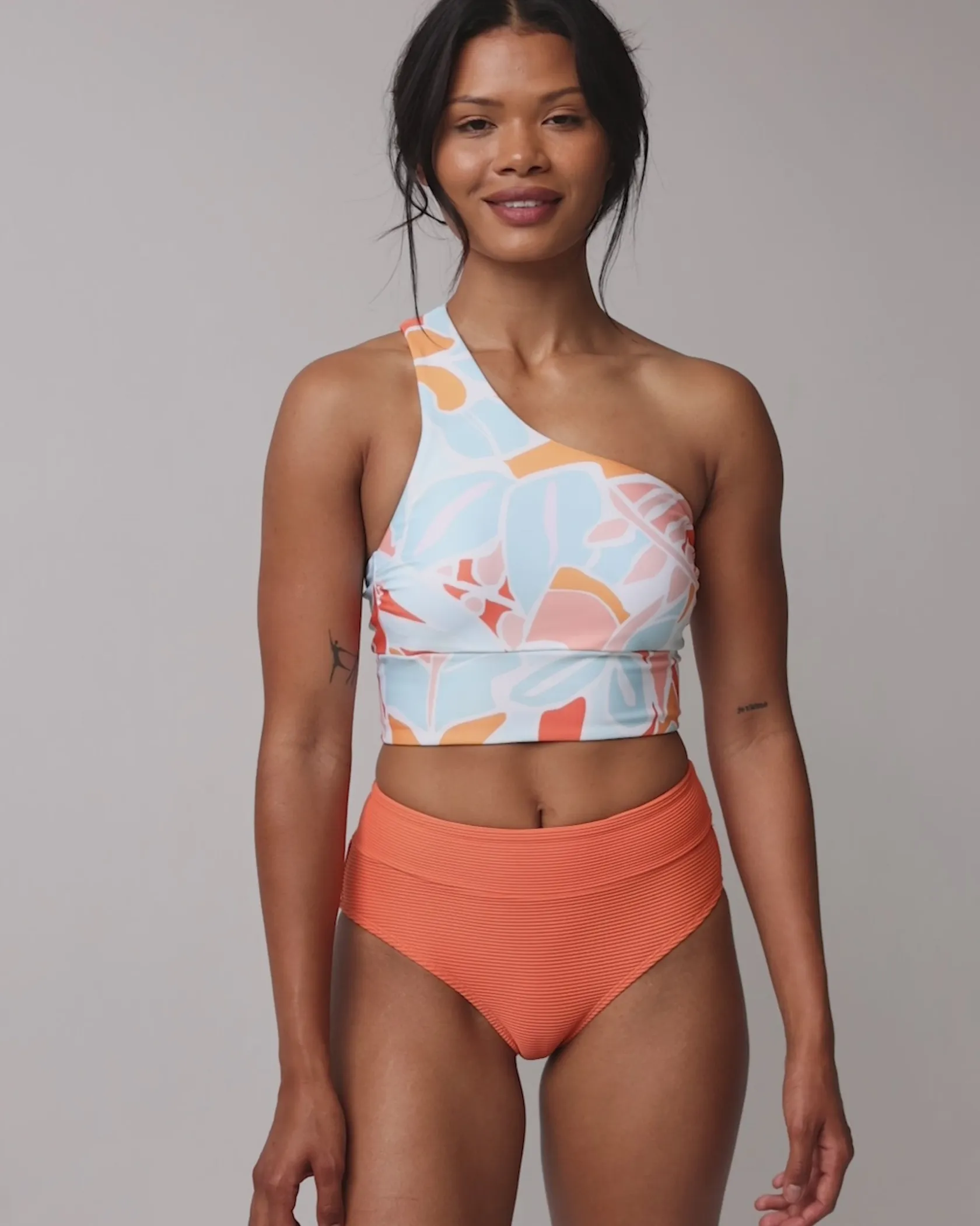 Nani Swimwear Swim Bottoms|Flat Rib Mid Rise Bottom
