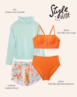 Nani Swimwear Swim Tops|Flat Rib Surf Crop